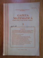 Revista Gazeta Matematica, anul XCVIII, nr. 1, 1993