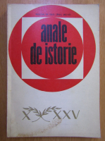 Anticariat: Revista Anale de istorie, anul XV, nr. 4, 1969