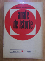 Anticariat: Revista Anale de istorie, anul XV, nr. 5, 1969