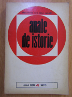 Anticariat: Revista Anale de Istorie, anul XXI, nr. 5, 1975