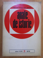 Anticariat: Revista Anale de istorie, anul XXII, nr. 3, 1976