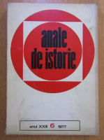 Anticariat: Revista Anale de istorie, anul XXIII, nr. 6, 1977