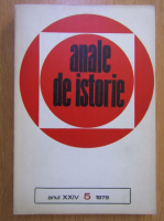 Anticariat: Revista Anale de istorie, anul XXIV, nr. 5, 1978