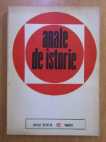 Anticariat: Revista Anale de istorie, anul XXIX, nr. 6, 1983