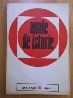 Anticariat: Revista Anale de Istorie, anul XXXI, nr. 6, 1985