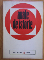 Revista Anale de istorie, nr. 3, 1986