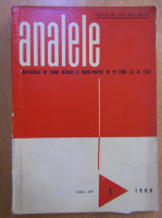 Revista Analele Institutului de Istorie a Partidului de pe langa C.C. al P.M.R, nr. 1, 1968