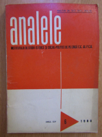 Anticariat: Revista Analele Institutului de Istorie a Partidului de pe langa C.C. al P.M.R, nr. 6, 1968