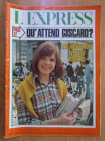 Anticariat: Revista L'Express, nr. 1211, septembrie 1974