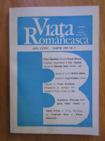 Anticariat: Revista Viata Romaneasca, anul LXXXV, nr. 3, martie 1990
