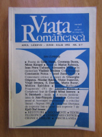 Revista Viata Romaneasca, anul LXXXVII, nr. 6-7, iunie-iulie 1992