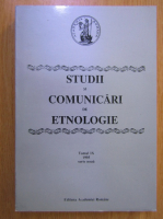 Studii si Comunicari de Etnologie, tomul 9, 1995