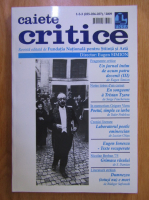 Anticariat: Revista Caiete critice, nr. 1-2-3, 2009