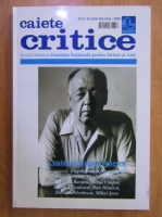 Revista Caiete critice, nr. 10-11-12, 2009