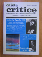 Revista Caiete critice, nr. 8-10, 2002
