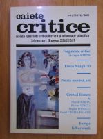 Anticariat: Reviste Caiete critice, nr. 3-4, 2002