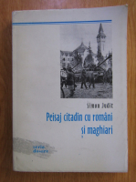Simon Judit - Peisaj citadin cu romani si maghiari