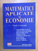 Gheorghe Cenusa - Matematici aplicate in economie