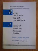 Revue des etudes sud-est europeenes, volumul 35, nr. 3-4, 1997