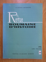 Anticariat: Revue Roumaine d'Histoire, iulie-decembrie 1996