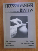 Anticariat: Transylvanian Review, volumul 6, nr. 3, toamna 1997