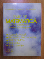 Ioan Odagescu - Teste de matematica pentru admiterea in invatamantul superior