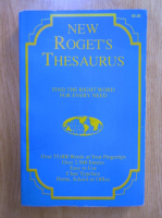 Anticariat: New Roget's Thesaurus