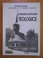 Revista Orizonturi Teologice, anul IV, nr. 1, ianuarie-martie 2003