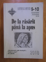 De la rasarit pana la apus, nr. 9-10, septembrie-octombrie 2018