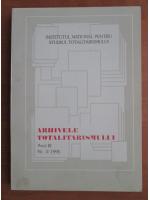 Arhivele Totalitarismului. Anul III, nr. 3