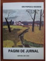 Ion Popescu-Negreni - Pagini de jurnal
