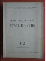 Studii si cercetari de istorie veche. Anul V, nr. 1-2