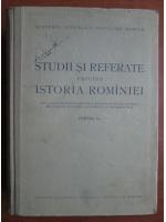 Studii si referate privind istoria Romaniei (partea I)