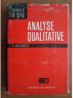 V. Alexeev - Analyse qualitative