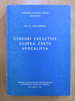Ioan Bunaciu - Ganduri exegetice asupra Cartii Apocalipsa