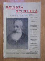 Anticariat: Revista Spiritista, anul V, nr. 2, februarie 1938