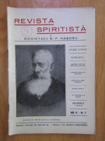 Revista Spiritista, anul VI, nr. 9, noiembrie 1939