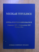 Nicolae Titulescu - Opera politico-diplomatica, ianuarie 1937-decembrie 1937 (Partea a II-a)