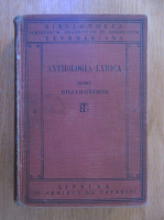 Anthologia Lyrica sive lyricorum graecorum veterum