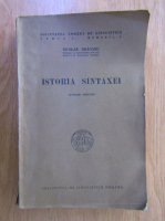 Nicolae Draganu - Istoria sintaxei