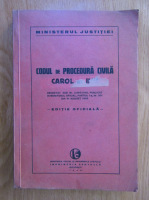 Codul de Procedura Civila Carol al II-lea