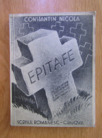Constantin Nicola - Epitafe