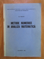 Gh. Siretchi - Metode numerice in analiza matematica