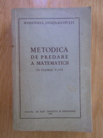 Metodica de predare a matematicii in clasele V-VII
