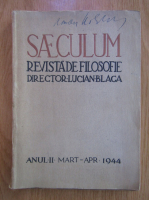 Revista Saeculum, anul II, nr. 2, martie-aprilie 1944