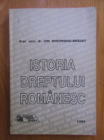 Ion Gheorghiu Bradet - Istoria dreptului romanesc