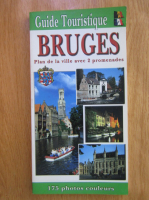 Anticariat: Bruges. Plan de la ville avec 2 promenades
