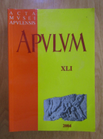Acta Musei Apulensis. Apulum XLI