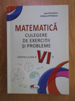 Anticariat: Ioan Pelteacu - Matematica. Culegere de exercitii si probleme pentru clasa a VI-a