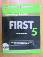 Cambridge English First 5 with answers (contine CD)